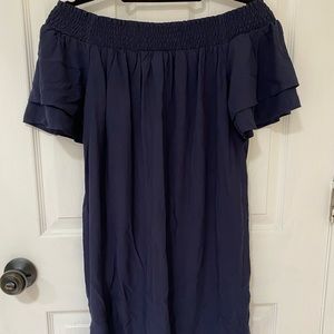 Womens Off-the-shoulder Dress